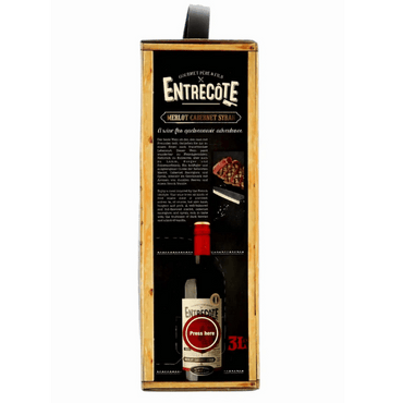 Entrecôte Merlot Cabernet Syrah Rotwein Bag in Box (3l) von Entrecote bei Araxxon  - Hochwertiges griechisches Produkt.   Entrecôte Merlot Cabernet Syrah Rotwein Bag in Box (3l) από Entrecote στο Araxxon  - Αυθεντικό ελληνικό προϊόν.  