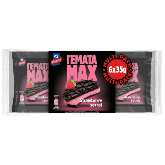 Erdbeer - Kekse Max (6x35g) Allatini - Araxxon
