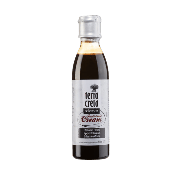Essig Balsamico Cream (250ml) Terra Creta von Terra Creta bei Araxxon  - Hochwertiges griechisches Produkt.   Essig Balsamico Cream (250ml) Terra Creta από Terra Creta στο Araxxon  - Αυθεντικό ελληνικό προϊόν.  