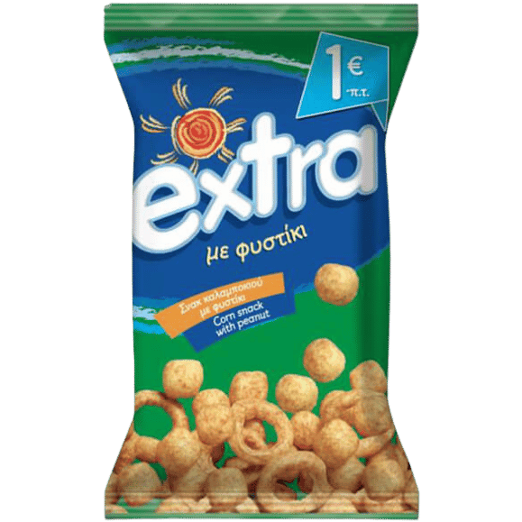 Extra Fystiki Snack (85g) von Extra bei Araxxon  - Hochwertiges griechisches Produkt.   Extra Fystiki Snack (85g) από Extra στο Araxxon  - Αυθεντικό ελληνικό προϊόν.  