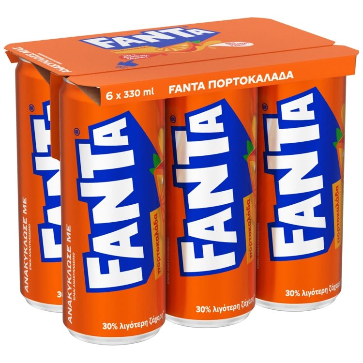 Fanta Orange Familienpackung (6x330ml) - Araxxon