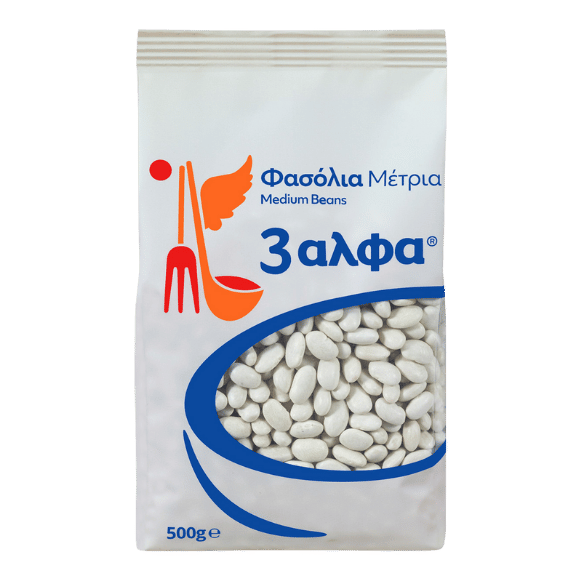 Fasolia Metrio (Mittlere Bohnen) (500g) 3 Alfa - Araxxon