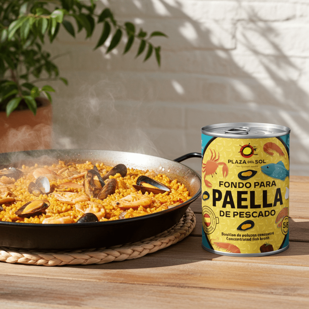 Fischbrühe für Paella (410g) Plaza del Sol - Araxxon