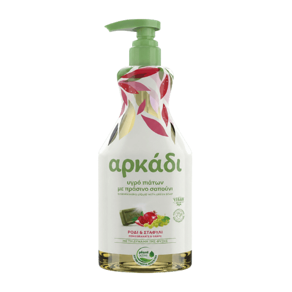 Flüssiger Geschirrspülmittel Granatapfel & Trauben (550ml) Arkadi - Araxxon