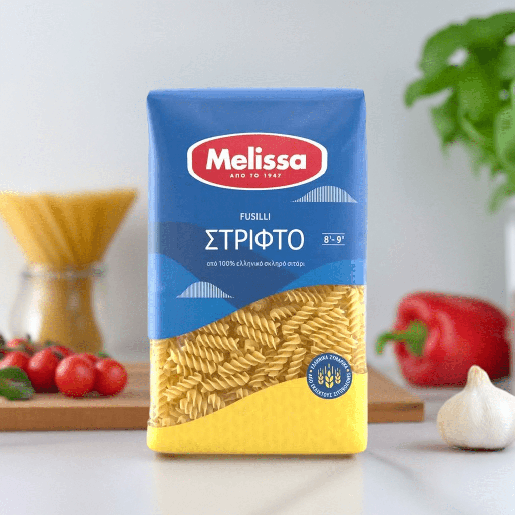 Fusilli (500g) Melissa von Melissa bei Araxxon  - Hochwertiges griechisches Produkt.   Fusilli (500g) Melissa από Melissa στο Araxxon  - Αυθεντικό ελληνικό προϊόν.  
