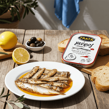 Gavros Sardellen Pikant (100g) Trata - Araxxon