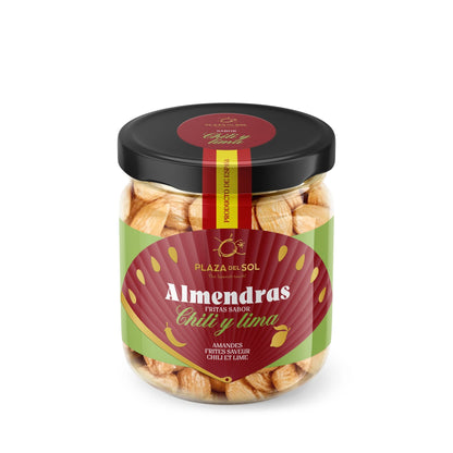 Gebratene Mandeln mit Chili & Limette (110g) Plaza del Sol - Araxxon