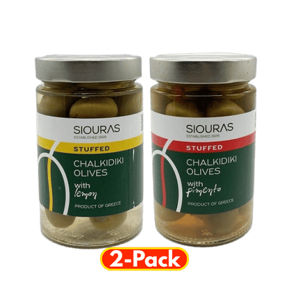 Gefüllte Oliven Vorteilspack (2x200g) Siouras - Araxxon
