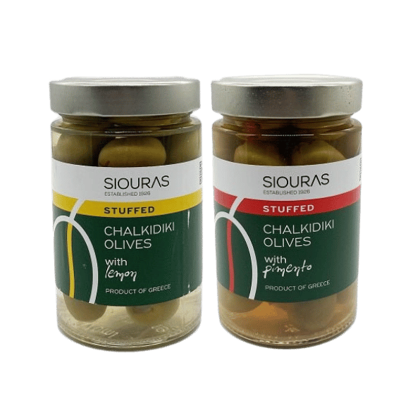 Gefüllte Oliven Vorteilspack (2x200g) Siouras - Araxxon