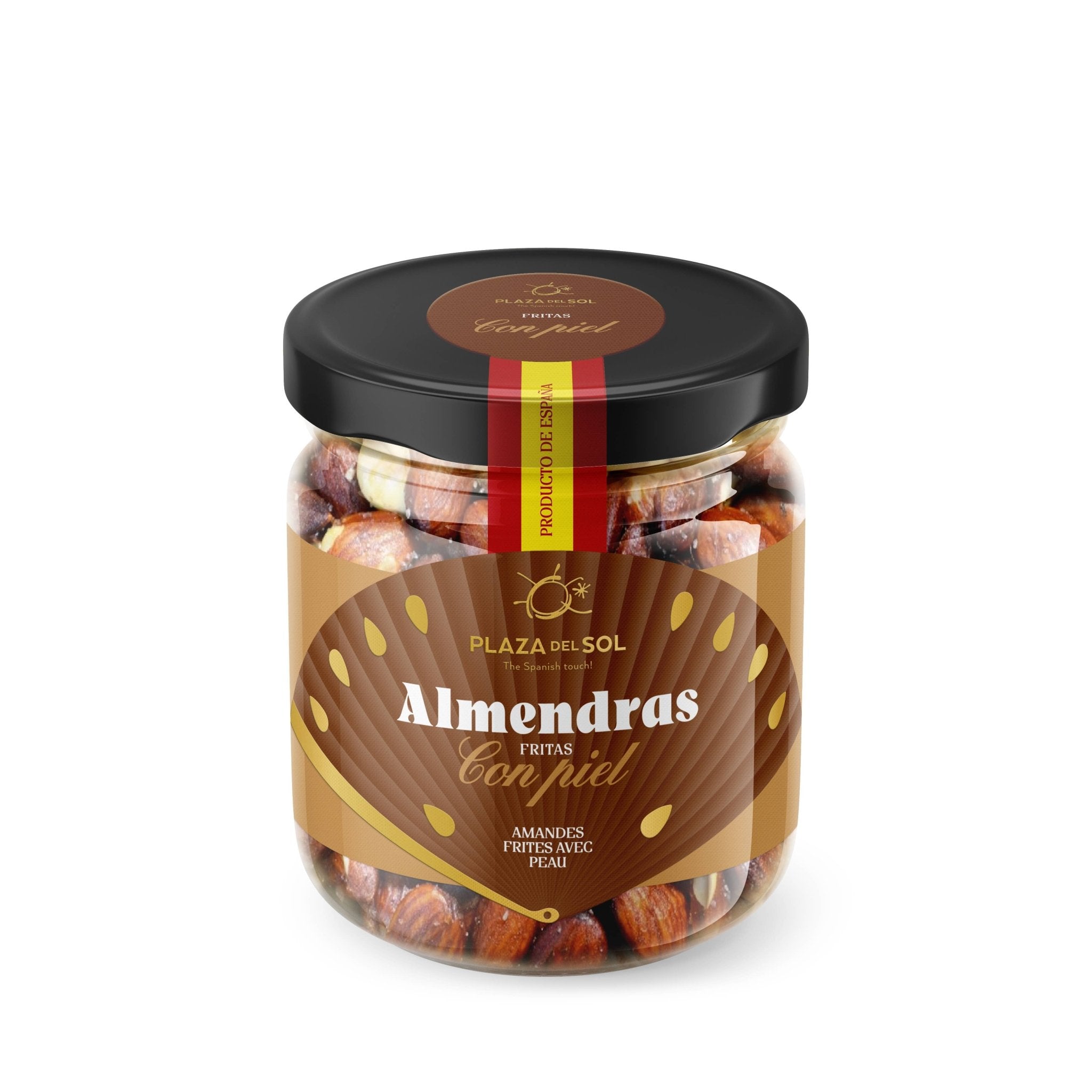 Geröstete Mandeln mit Haut (110g) Plaza del Sol - Araxxon