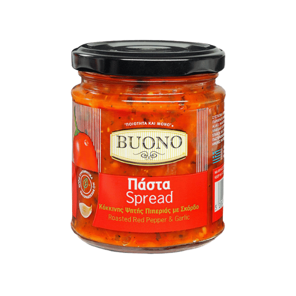 Geröstete Paprikapaste mit Knoblauch (200g) Buono - Araxxon