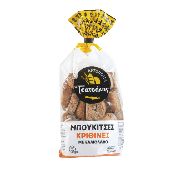 Gerstenzwieback mit Olivenöl (400g) Tsatsakis - Araxxon