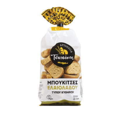 Gerstenzwieback mit Olivenöl Kythira - Art (400g) Tsatsakis - Araxxon