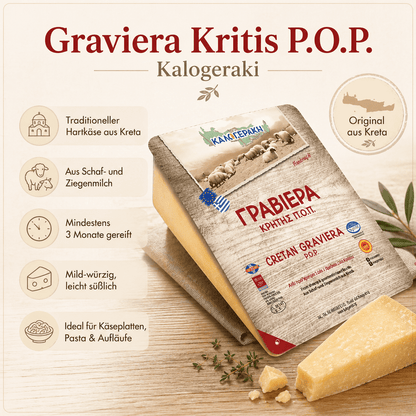 Graviera Kritis g.U. aus Kreta (300g) Kalogeraki - Araxxon