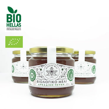 Griechischer Bio - Kiefernhonig (450g) Arkadiko Meli - Araxxon
