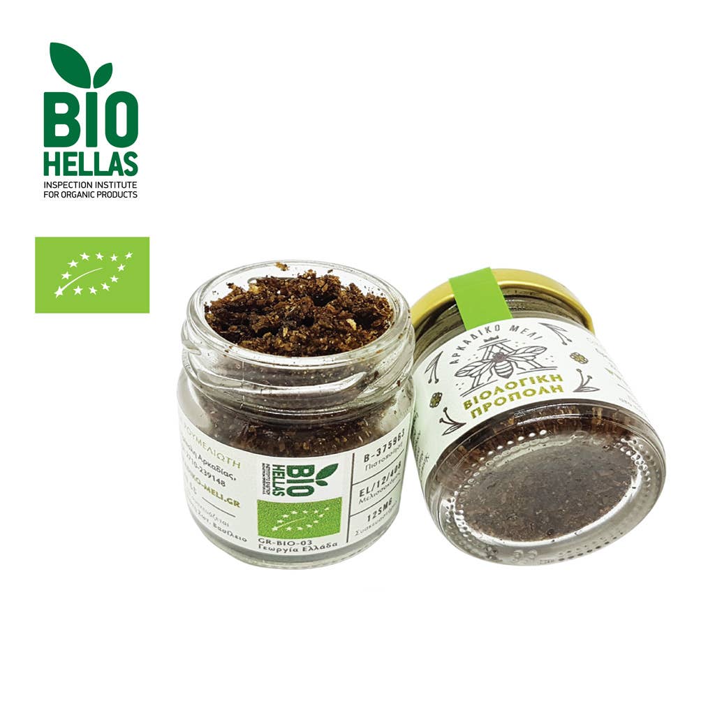 Griechisches Rohes Bio - Propolis (60g) Arkadiko Meli - Araxxon