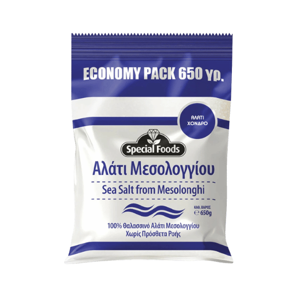 Grobes Meersalz aus Mesolonghi (650g) Special Foods - Araxxon