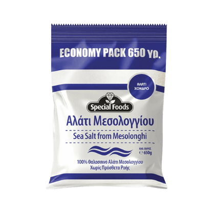 Grobes Meersalz aus Mesolonghi (650g) Special Foods - Araxxon