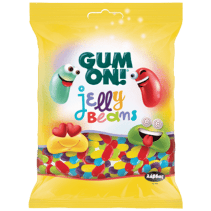 Gum On! Jelly Beans (90g) Lavdas von Lavdas bei Araxxon  - Hochwertiges griechisches Produkt.   Gum On! Jelly Beans (90g) Lavdas από Lavdas στο Araxxon  - Αυθεντικό ελληνικό προϊόν.  