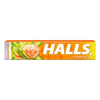 Halls Citrus Mix Bonbons Zuckerfrei (32g) - Araxxon
