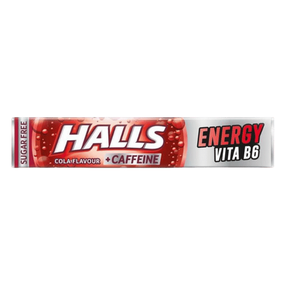 Halls Cool Bonbons Cola mit Kaffeine Zuckerfrei (32g) - Araxxon