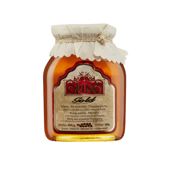 Honig aus Blütennektar (450g) Orino von Orino bei Araxxon  - Hochwertiges griechisches Produkt.   Honig aus Blütennektar (450g) Orino από Orino στο Araxxon  - Αυθεντικό ελληνικό προϊόν.  
