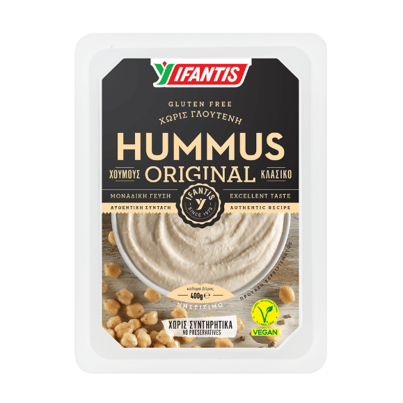 Hummus Klassik (400g) Ifantis von Ifantis bei Araxxon  - Hochwertiges griechisches Produkt.   Hummus Klassik (400g) Ifantis από Ifantis στο Araxxon  - Αυθεντικό ελληνικό προϊόν.  