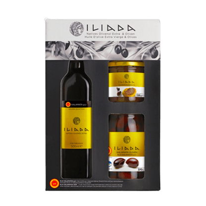 Iliada Gold Geschenkbox (3er Set) von Iliada bei Araxxon  - Hochwertiges griechisches Produkt.   Iliada Gold Geschenkbox (3er Set) από Iliada στο Araxxon  - Αυθεντικό ελληνικό προϊόν.  