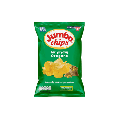 🎁 Jumbo Chips Rigani (Oregano) Glutenfrei (50g) Jumbo (100% off) - Araxxon