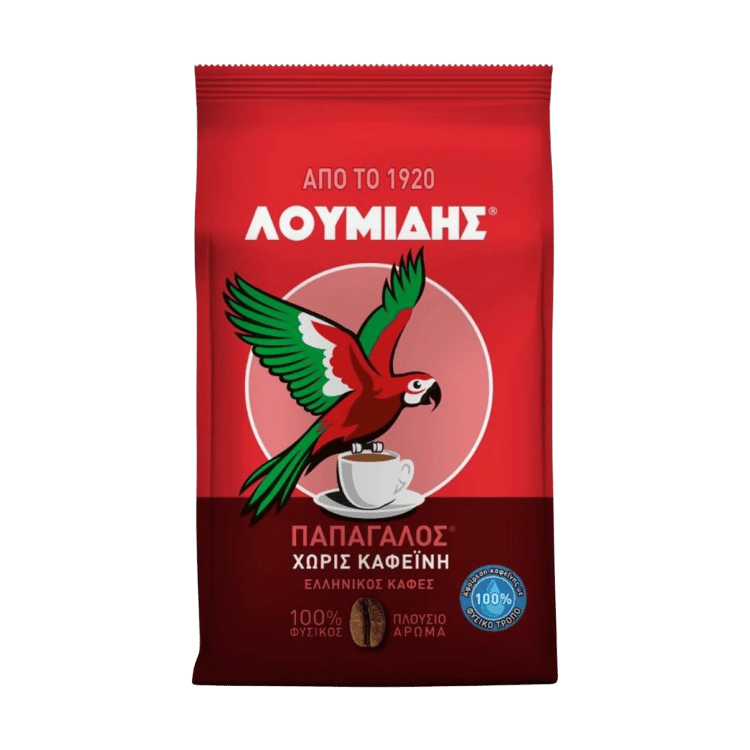 Kaffee gerösteter Mokka ohne Koffein (143g) Loumidis von Nestlè Hellas bei Araxxon  - Hochwertiges griechisches Produkt.   Kaffee gerösteter Mokka ohne Koffein (143g) Loumidis από Nestlè Hellas στο Araxxon  - Αυθεντικό ελληνικό προϊόν.  