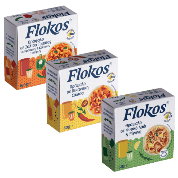 Kalamaris in Soßen Vorteilspack (3 Stück) Flokos - Araxxon