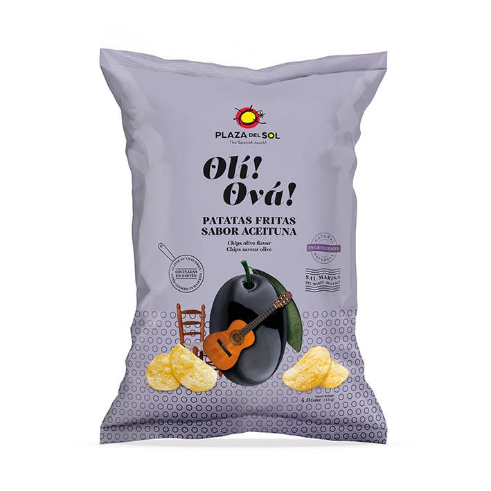 Kartoffelchips Olivengeschmack (115g) Plaza del Sol - Araxxon