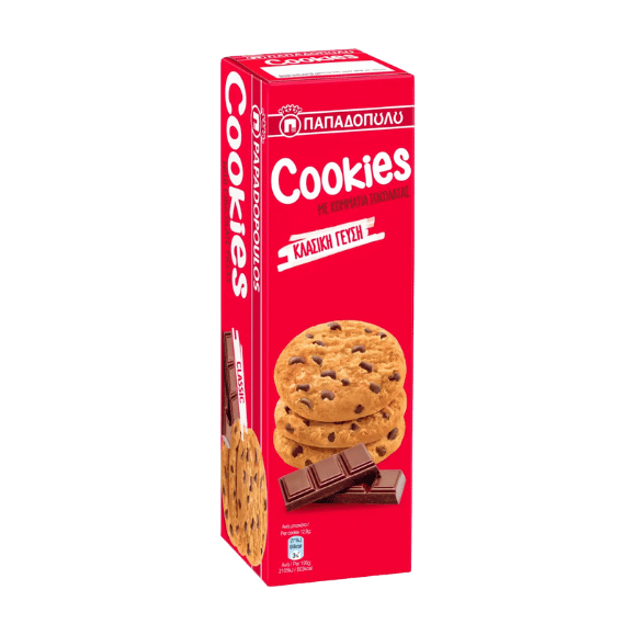 Kekse mit Schokostückchen (180g) Papadopoulou - Araxxon