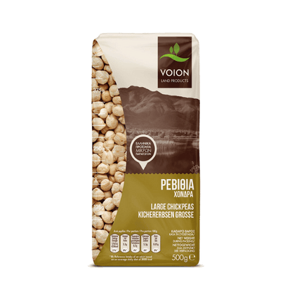 Kichererbsen groß - Rebythia (500g) Voion von Voion bei Araxxon  - Hochwertiges griechisches Produkt.   Kichererbsen groß - Rebythia (500g) Voion από Voion στο Araxxon  - Αυθεντικό ελληνικό προϊόν.  