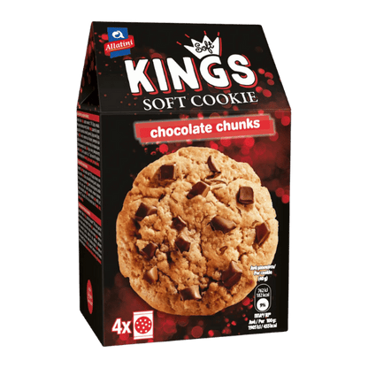 Kings Soft Cookie Chocolate Chunks (160g) Allatini - Araxxon
