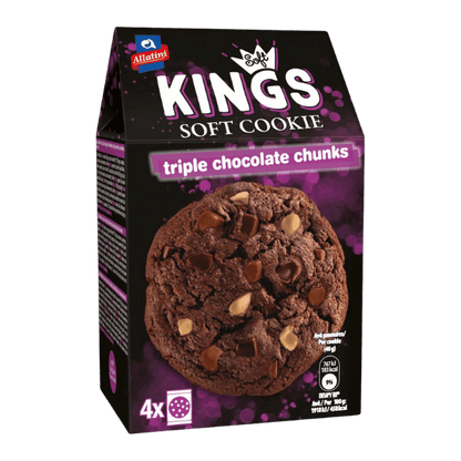 Kings Soft Cookie Triple Chocolate Chunks (160g) Allatini - Araxxon