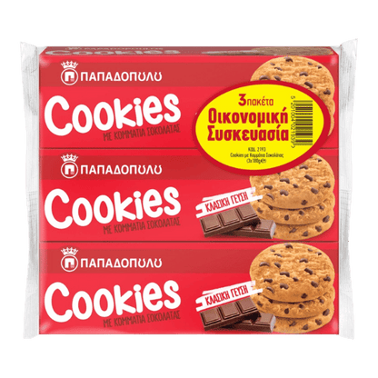 Klassische Cookies (3x180g) Papadopoulos - Araxxon