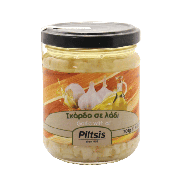 Knoblauch in Öl (200g) Piltsis - Araxxon