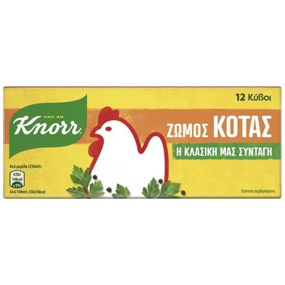 Knorr Kyvos 6 lit. Kota (Hähnchen) (120g) von Knorr bei Araxxon  - Hochwertiges griechisches Produkt.   Knorr Kyvos 6 lit. Kota (Hähnchen) (120g) από Knorr στο Araxxon  - Αυθεντικό ελληνικό προϊόν.  