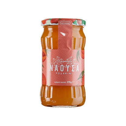 Konfitüre extra Pfirsich Naoussa (370g) Haitoglou von Haitoglou bei Araxxon  - Hochwertiges griechisches Produkt.   Konfitüre extra Pfirsich Naoussa (370g) Haitoglou από Haitoglou στο Araxxon  - Αυθεντικό ελληνικό προϊόν.  