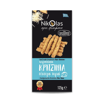 Kritsinia 4 - Käse Brotsticks (125g) Nikolas Bakery - Araxxon