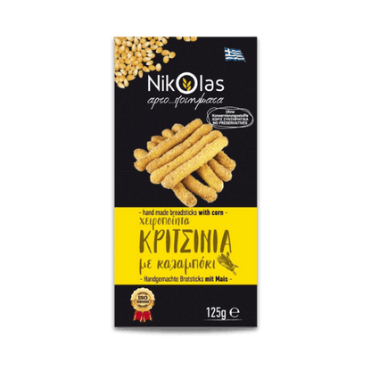 Kritsinia Brotsticks mit Mais (125g) Nikolas Bakery - Araxxon