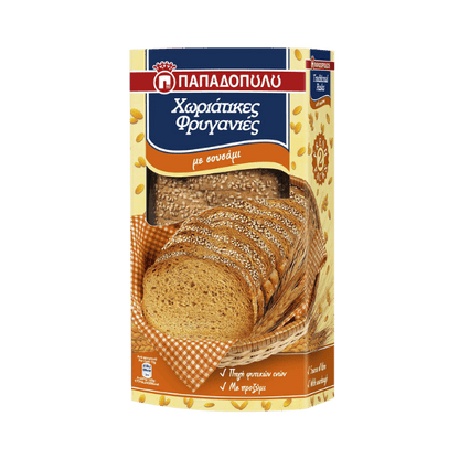 Landbrot mit Sesam (240g) Papadopoulos - Araxxon