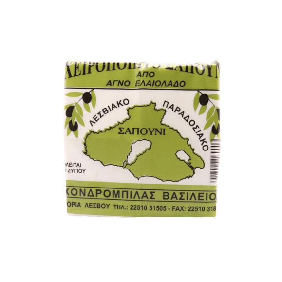 Lesbos Olivenölseife weiß (4x250g) - Araxxon