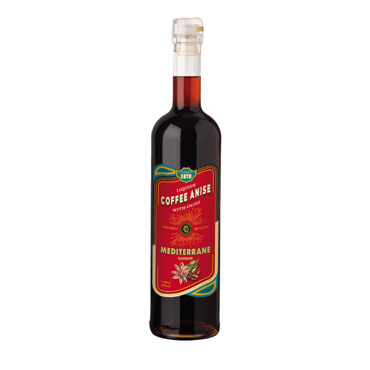 Likör Anis & Coffee Mediterrane (700ml) Gatsios von Gatsios bei Araxxon  - Hochwertiges griechisches Produkt.   Likör Anis & Coffee Mediterrane (700ml) Gatsios από Gatsios στο Araxxon  - Αυθεντικό ελληνικό προϊόν.  