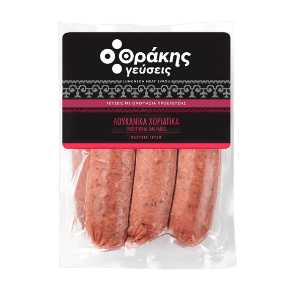 Loukánika Choriátika (Landwurst) (700g) Thrakis Gefseis - Araxxon