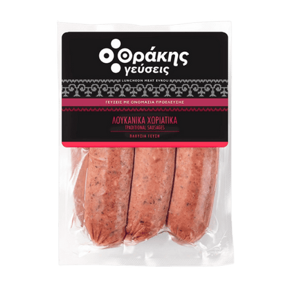 Loukánika Choriátika (Landwurst) (700g) Thrakis Gefseis - Araxxon