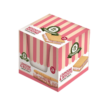 Loukoumi & Biscuits (40g) Papastavrou - Araxxon