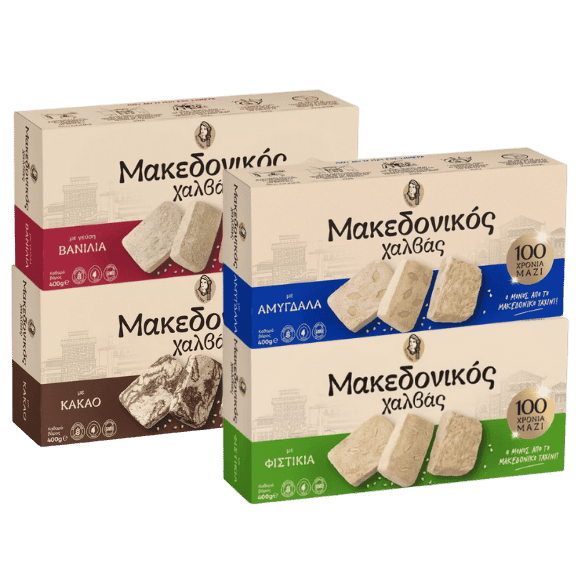 Makedonikos Halva Vorteilspack (4x400g) Haitoglou - Araxxon