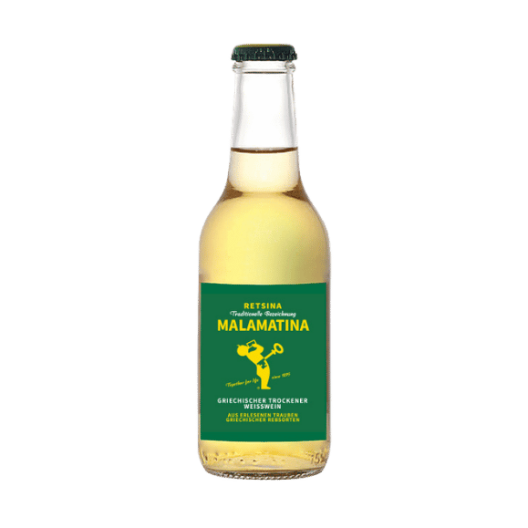 Malamatina Retsina (250ml) - Araxxon